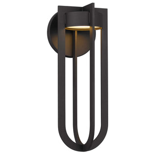 Furo 16 inch Outdoor Wall Sconce in Dark Bronze Finish