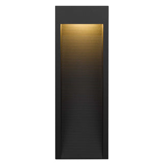Taper 16 Inch Outdoor Wall Sconce in Sand Black Finish