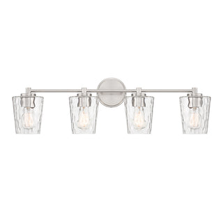 Ballas 4-Light Bathroom Vanity Light in Satin Nickel