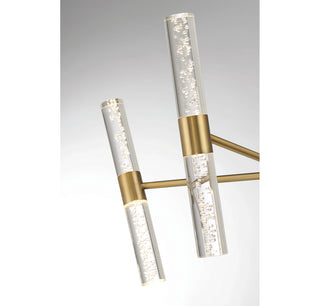 Arlon 10-Light LED Pendant in Warm Brass