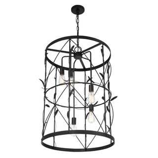 Lexington 5-Light Pendant in Matte Black