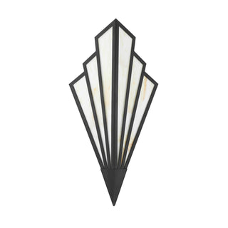 Rivage 1-Light LED Wall Sconce in Matte Black