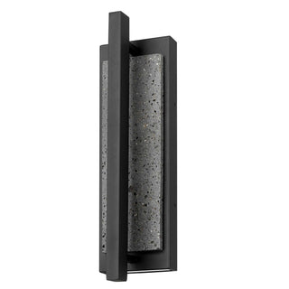 Dakota 16 Inch Outdoor Wall Sconce in Sand Black Finish
