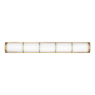 Harper LED Bathroom Vanity Light in Warm Brass