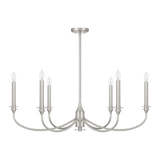 Coventry 6-Light Chandelier in Satin Nickel