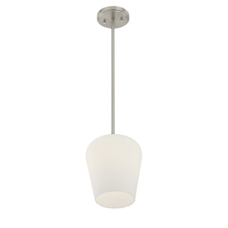 Octave 1-Light Pendant in Satin Nickel