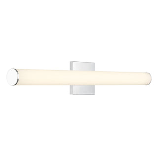 Colt 30" Contemporary LED Cylinder Vanity Light in Chrome
