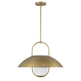 Lehigh 1-Light Pendant in Warm Brass