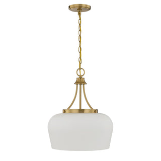 Octave 3-Light Pendant in Warm Brass