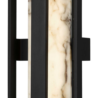 Roundabout 22 Inch Outdoor Wall Sconce in Antique Brass