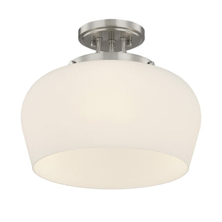 Octave 3-Light Ceiling Light in Satin Nickel
