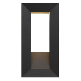 Paletto 16 Inch Outdoor Wall Sconce in Sand Black Finish
