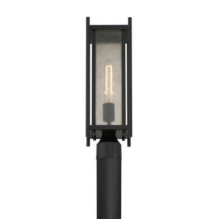 Jacobs 1-Light Outdoor Post Lantern in Matte Black