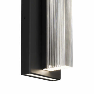 Arles 25 Inch Outdoor Wall Sconce in Sand Black Finish