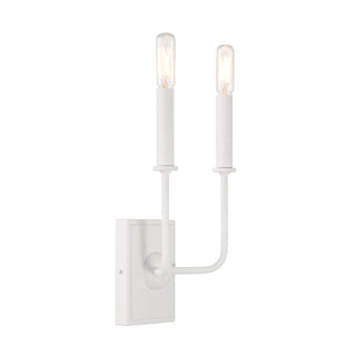 Avondale 2-Light Wall Sconce in Bisque White