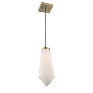 Leland 1-Light Pendant in Noble Brass by Dann Foley