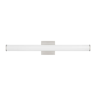 Colt 30" Contemporary LED Cylinder Vanity Light in Satin Nickel