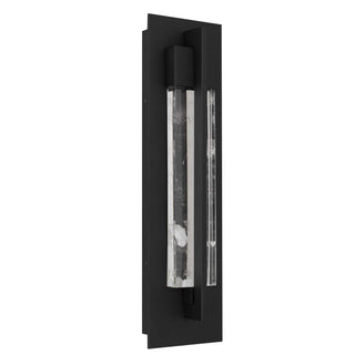 Rivera 20 Inch Outdoor Wall Sconce in Sand Black Finish