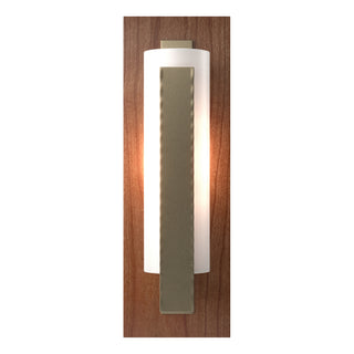 Forged Vertical Bar Sconce - Cherry or Copper Backplate
