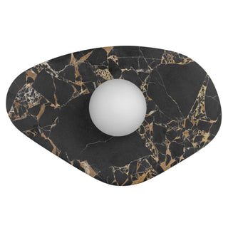 Tenere Outdoor Wall Sconce in Black Marble