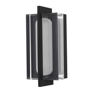 Avani 14 Inch Outdoor Wall Sconce in Sand Black Finish