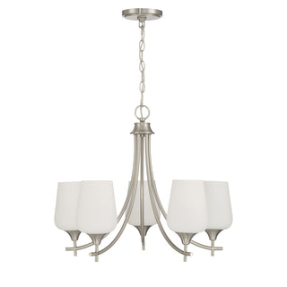 Octave 5-Light Chandelier in Satin Nickel