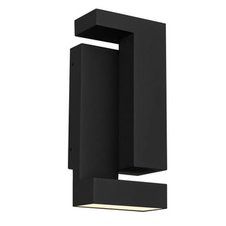 Dance 11 Inch Outdoor Wall Sconce in Sand Black Finish