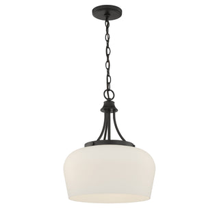 Octave 3-Light Pendant in Matte Black