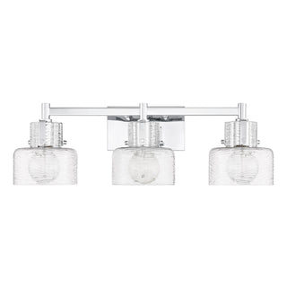 Dover 3-Light Bathroom Vanity Light in Chrome