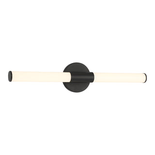 Connor 24" Mini Tube LED Cylinder Vanity Light in Black