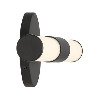 Connor 18" Mini Tube LED Cylinder Vanity Light in Black