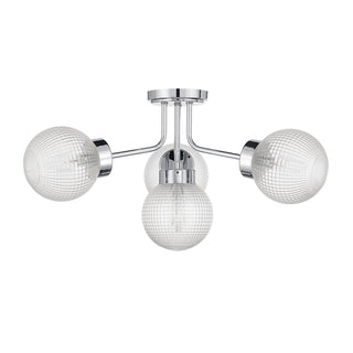 Coral 4-Light Semi-Flush in Chrome