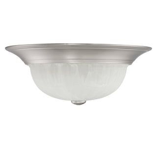 2-Light Ceiling Light in Satin Nickel