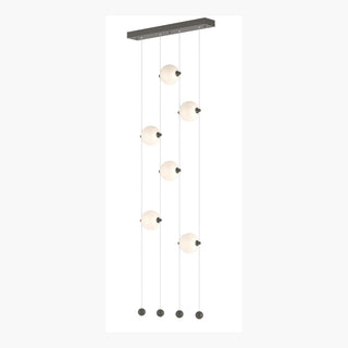 Abacus 6-Light Ceiling-to-Floor LED Pendant