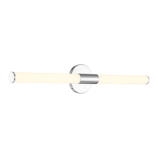 Connor 30" Mini Tube LED Cylinder Vanity Light in Chrome