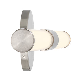 Connor 30" Mini Tube LED Cylinder Vanity Light in Satin Nickel