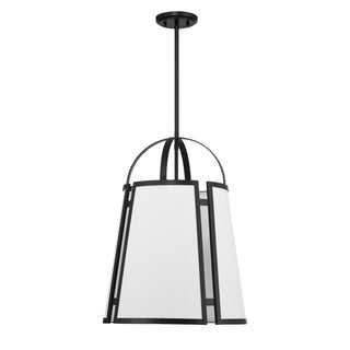 Chartwell 4-Light Pendant in Matte Black