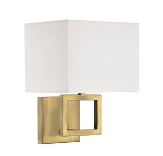 1-Light Wall Sconce in Natural Brass