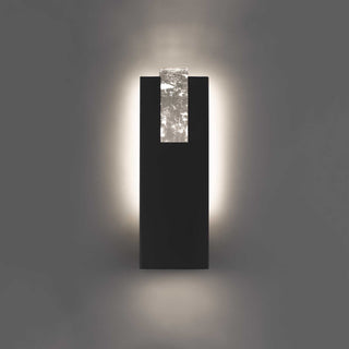 Mille 18 Inch Outdoor Wall Sconce in Sand Black Finish