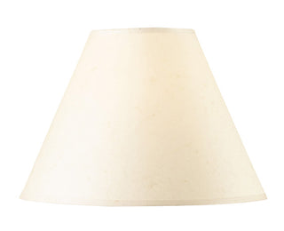 Round Hardback Paper Shade - Egg Shell
