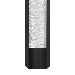 Tig 14 Inch Outdoor Wall Sconce in Sand Black Finish