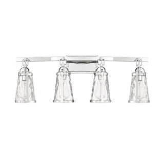 Albany 4-Light Bathroom Vanity Light in Polished Chrome
