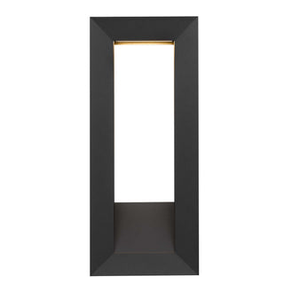 Paletto 22 Inch Outdoor Wall Sconce in Sand Black Finish