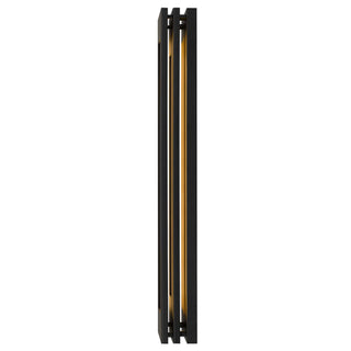 Layer 38 Inch Outdoor Wall Sconce in Sand Black Finish