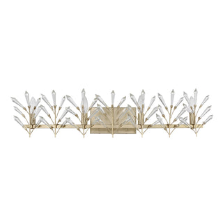 Orianna 4-Light Bathroom Vanity Light in Noble Brass