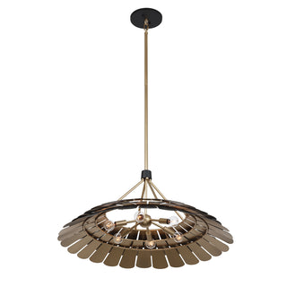 Turaco 6-Light Pendant in Midnight by Breegan Jane
