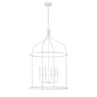 Brookstone 6-Light Pendant in Bisque White