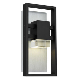 Mars 12 Inch Outdoor Wall Sconce in Black Finish