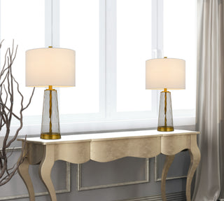 100W Heber Glass Table Lamp