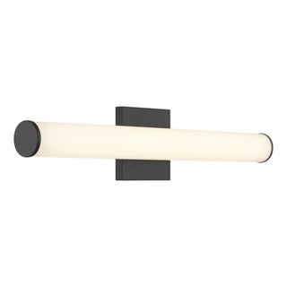 Colt 24" Contemporary LED Cylinder Vanity Light in Black